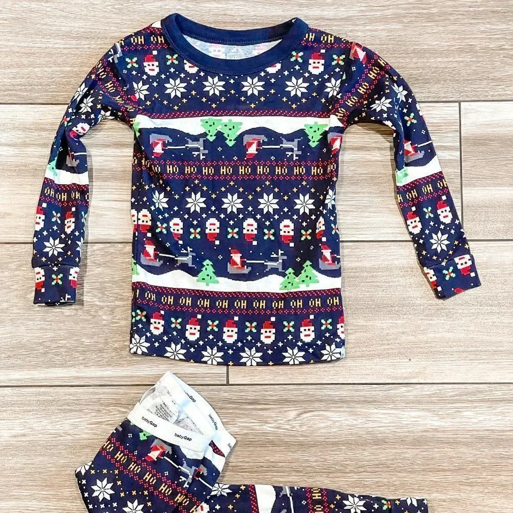 Gap Santa Video Game Pajamas, NWT! Size 18-24M